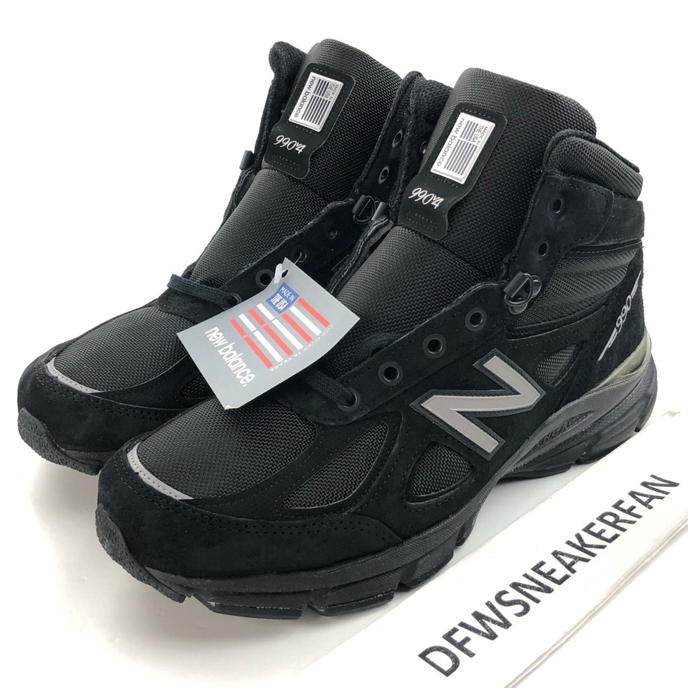 New Balance 990 Mid Made In USA Men Black Sneakers